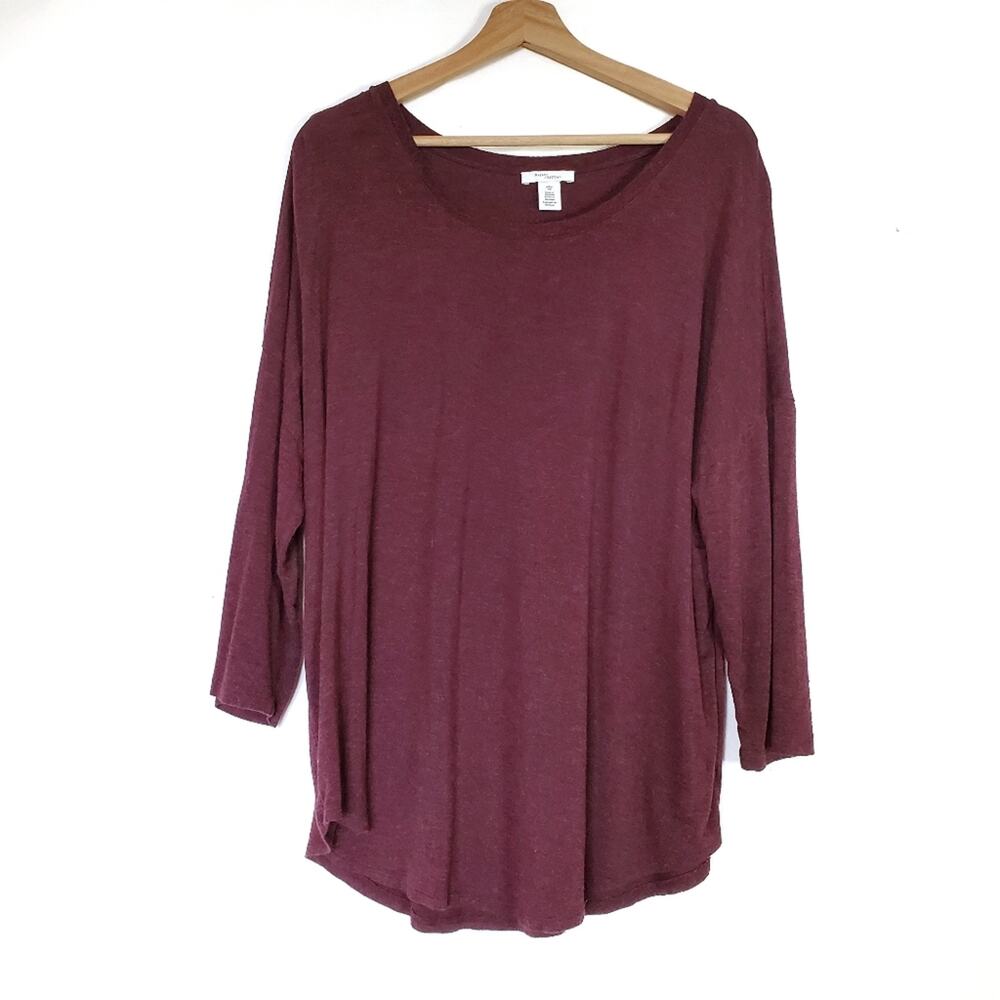 Daily Ritual | Super Soft 3/4 Sleeve Slouchy Tee